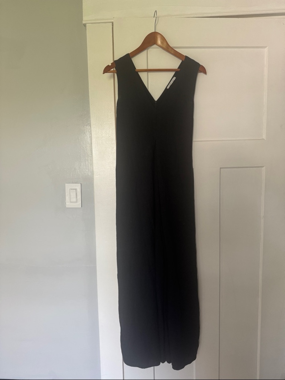 Classic Black wide leg jumpsuit